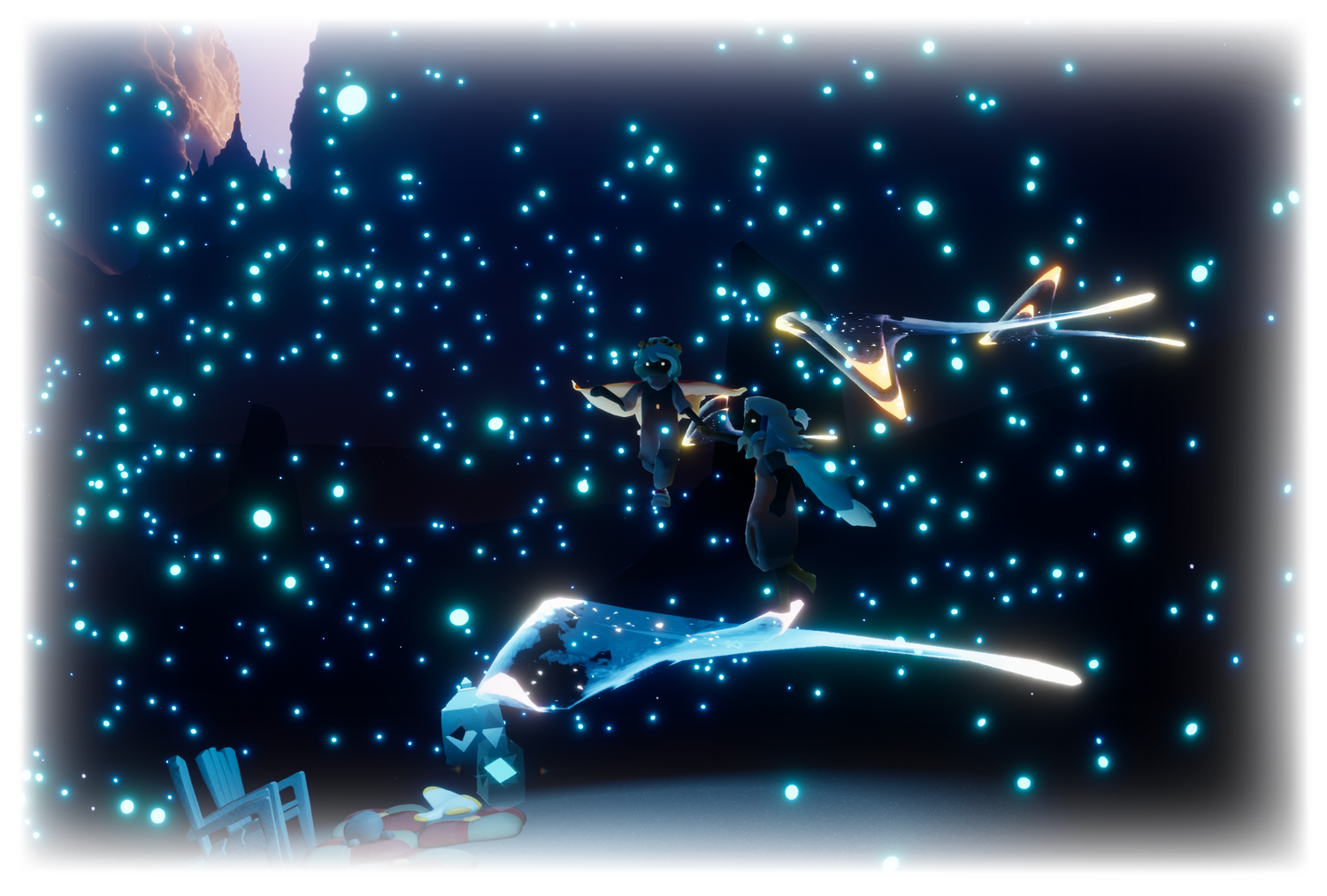 The Night View of Isle of Dawn